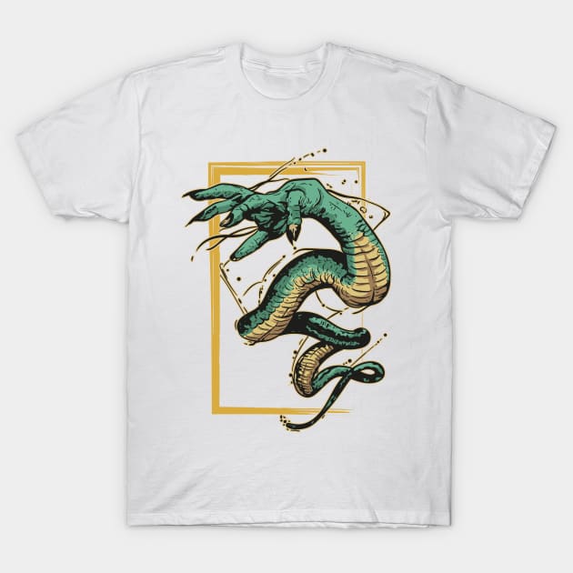 handsnake T-Shirt by PaperHead